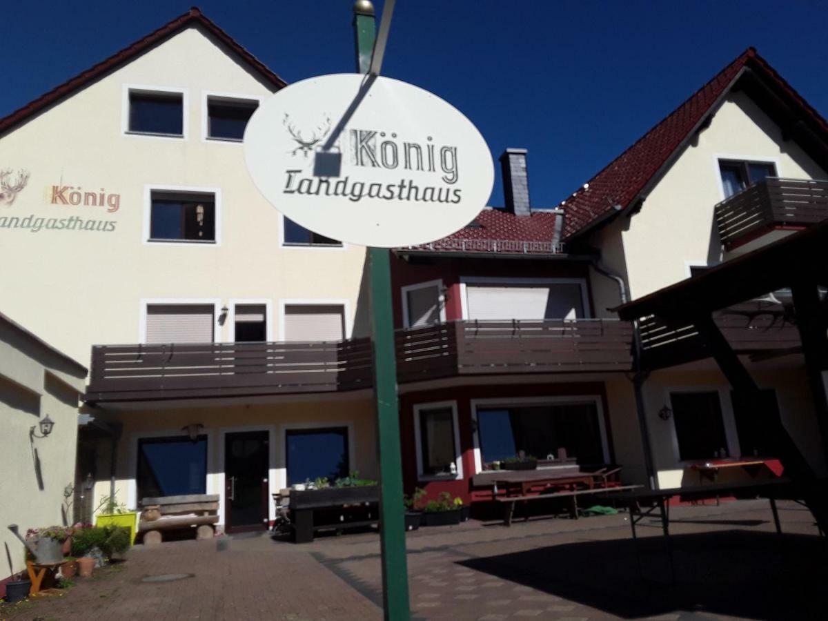 Landgasthaus Konig Stephanshausen Esterno foto