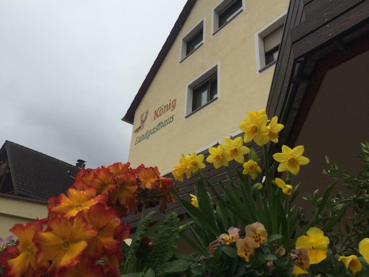 Landgasthaus Konig Stephanshausen Esterno foto